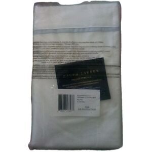 NWT Ralph Lauren Two Organic Cotton Palmer Percale KING Pillow Cases Pl Sky Blue
